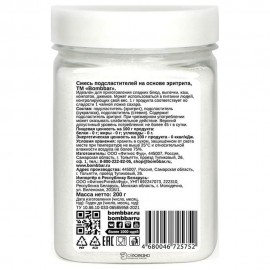 Заменитель сахара Эритрит сукралоза стевия 200 г BOMBBAR 113074