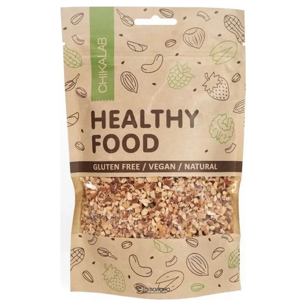 Миндаль обжаренный дробленный 2-4 мм 150 г CHIKALAB 113093