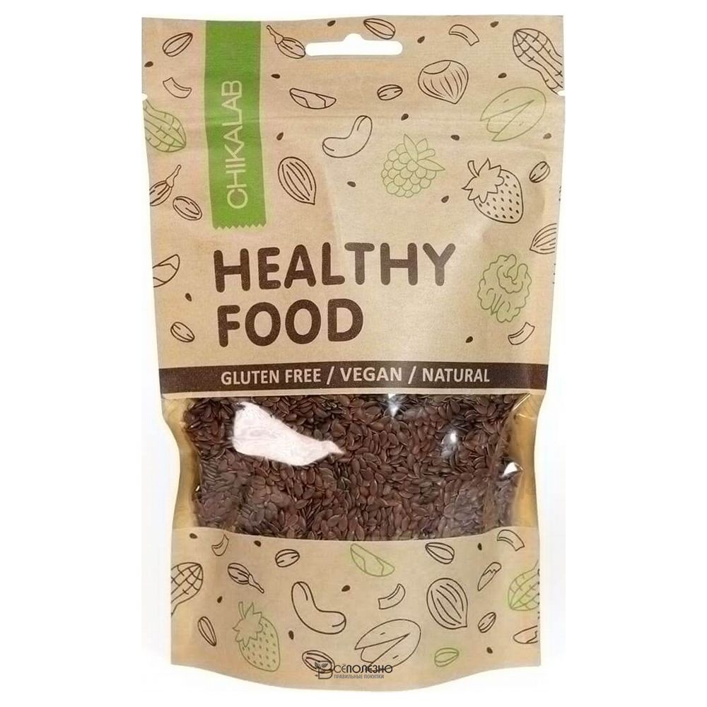 Семена льна обжаренные 150 г CHIKALAB 113096