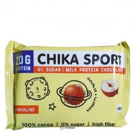 ChikaSport Шоколад молочный с фундуком 100 г CHIKALAB 113119