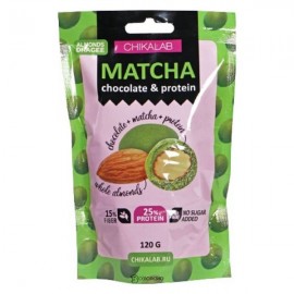 Драже Миндаль в белом шоколаде с зеленым чаем матча  CHIKALAB 113157