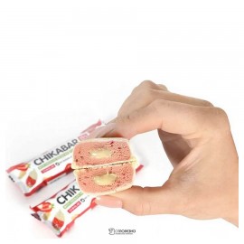 Батончик в шоколаде с начинкой Клубника со сливками 60 г CHIKALAB 113158