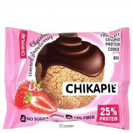 Печенье в шоколаде с начинкой Клубника в шоколаде 60 г CHIKALAB 113160