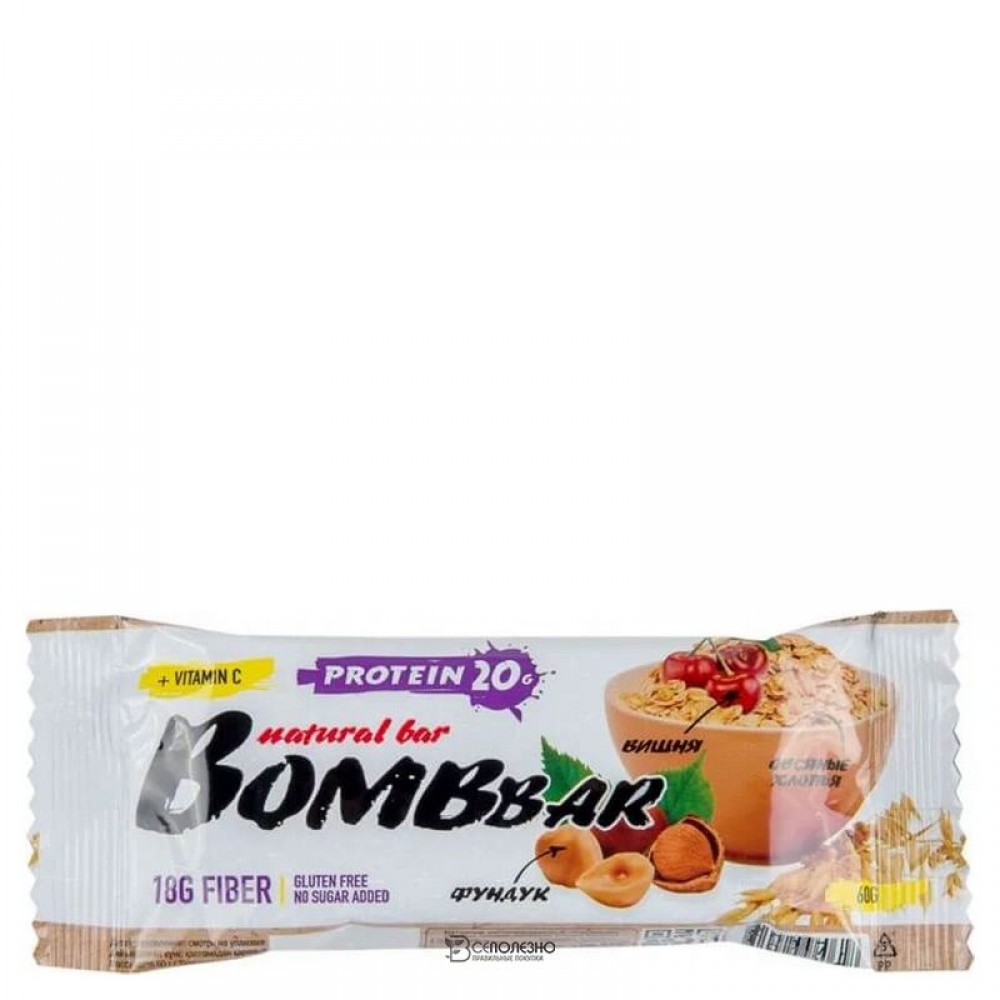 Батончик протеиновый ОВСЯНЫЙ 60 г BOMBBAR 113189