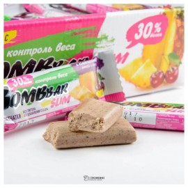 SLIM батончик L-CARNITINE АНАНАС И ВИШНЯ 35 г BOMBBAR 113193