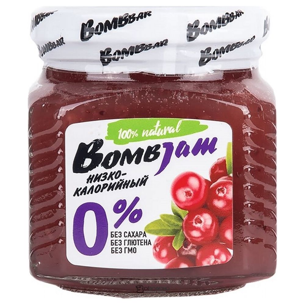 Джем Брусника 250 г BOMBBAR 113211