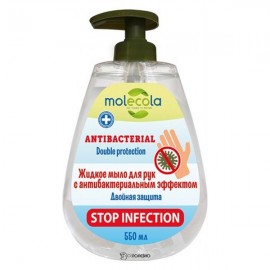 Мыло жидкое для рук с антибактериальным эффектом 550 мл MOLECOLA 113228