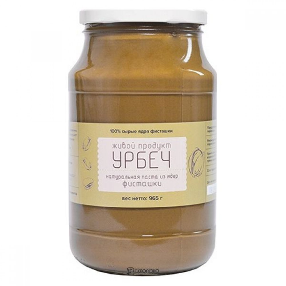Урбеч из ядер фисташки 965 г ЖИВОЙ ПРОДУКТ 113277