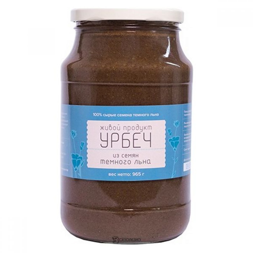 Урбеч из семян тёмного льна 965 г ЖИВОЙ ПРОДУКТ 113295