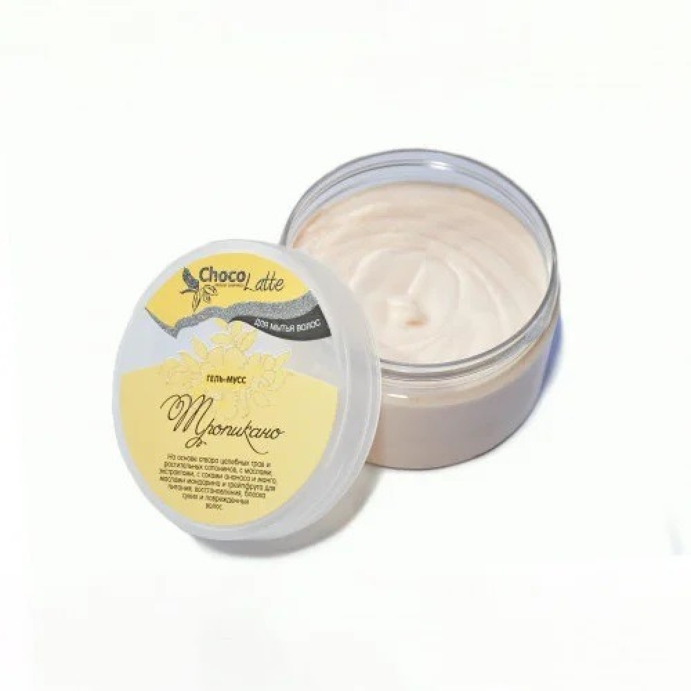 Гель-крем для мытья волос Мусс Тропикано с соком ананаса и манго 280 мл CHOCOLATTE 1134119