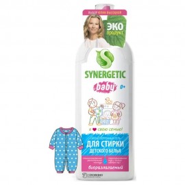 Средство моющее биоразлагаемое для стирки детского белья 1000 мл SYNERGETIC 1134279