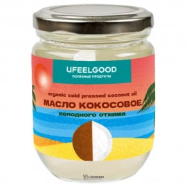 Масло кокосовое 200 г UFEELGOOD 113433