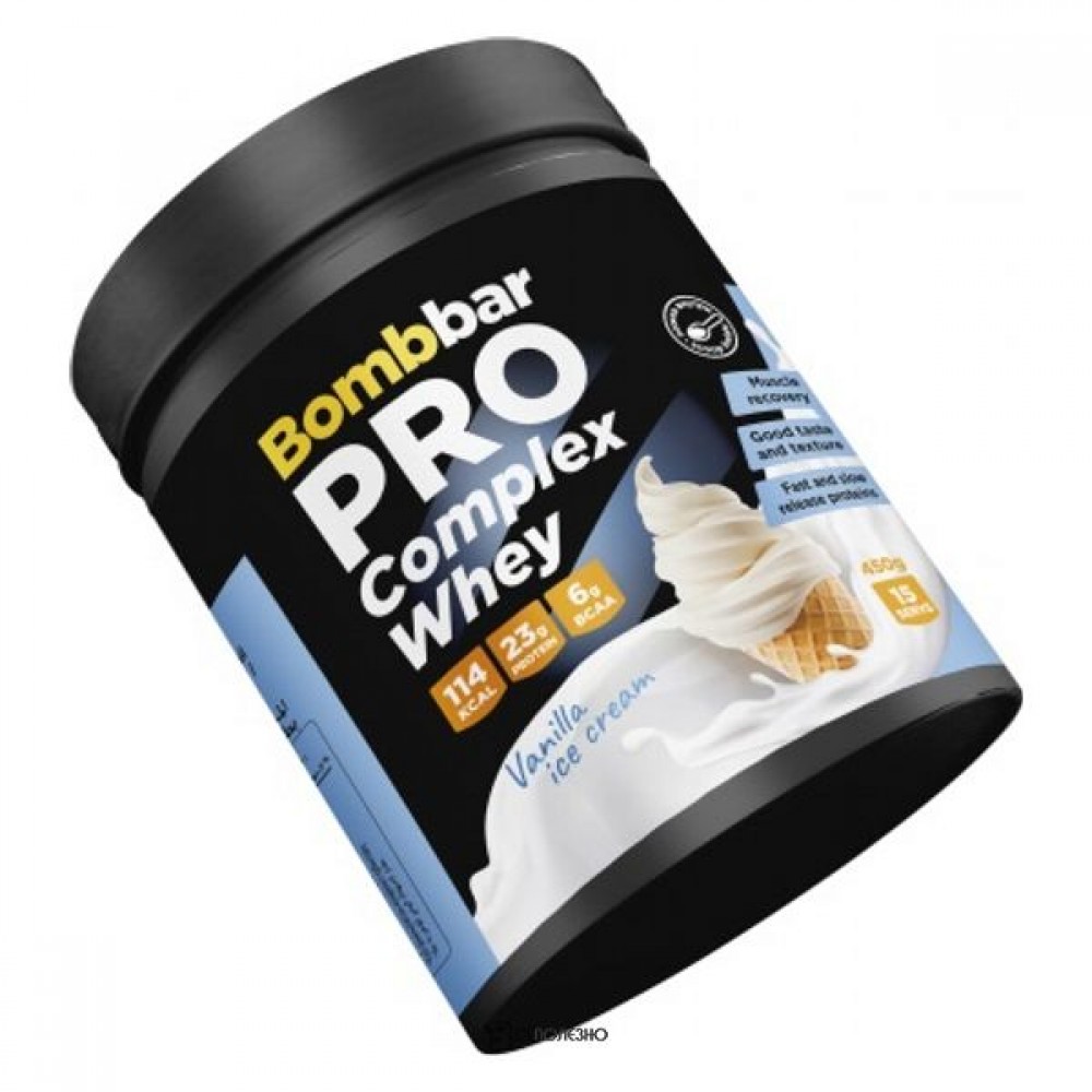 Коктейль многокомпонентный со вкусом Ванильное мороженое 450 г BOMBBAR 1134776