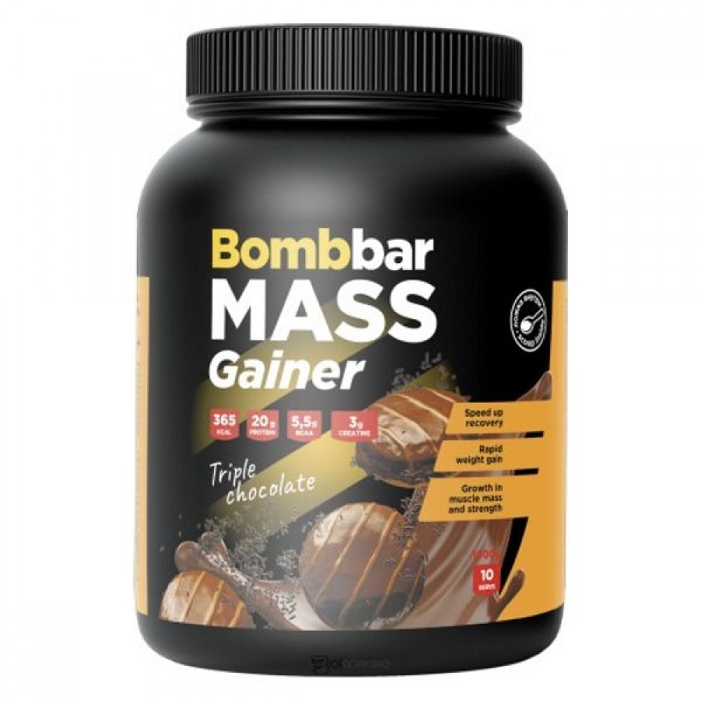 Коктейль Гейнер Тройной шоколад 1000 г BOMBBAR 1134795