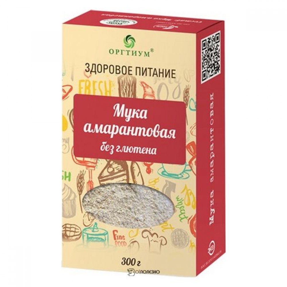 Мука экологическая амарантовая 300 г ОРГТИУМ 1134977