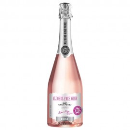 Вино газированное виноградное Rose безалкогольное розовое полусладкое до 0.5% 750 мл CASA PETRU 1134996