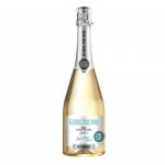 Вино газированное виноградное CHARDONNAY безалкогольное белое полусладкое до 0.5% 750 мл CASA PETRU 1134997