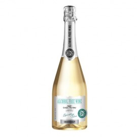Вино газированное виноградное CHARDONNAY безалкогольное белое полусладкое до 0.5% 750 мл CASA PETRU 1134997