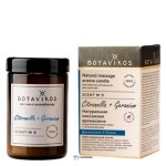 Аромасвеча массажная Цитронелла Герань 90 г BOTAVIKOS 1135051