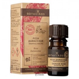 100% эфирное масло Роза дамасская мини 5 мл BOTAVI..