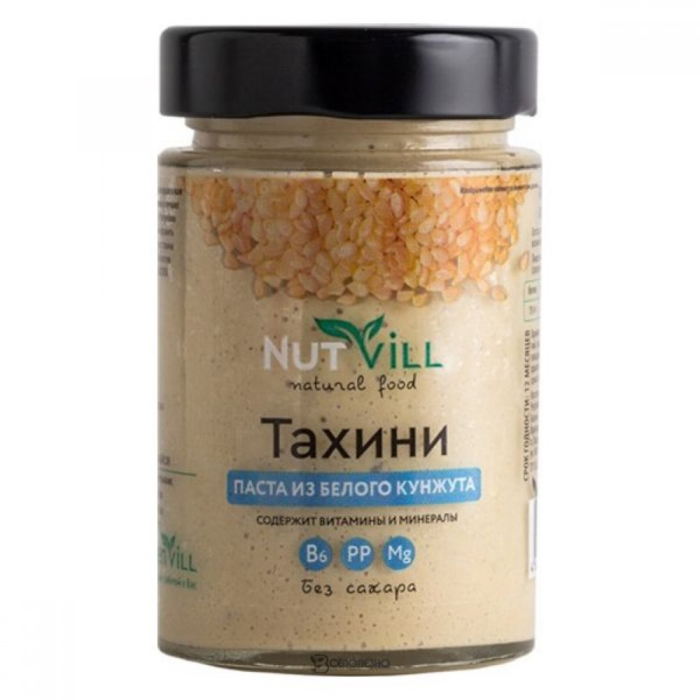 Паста из белого кунжута Тахини 180 г NUT VILL 1135144