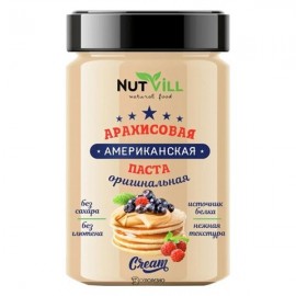 Паста Американская арахисовая без сахара 180 г NUT VILL 1135149