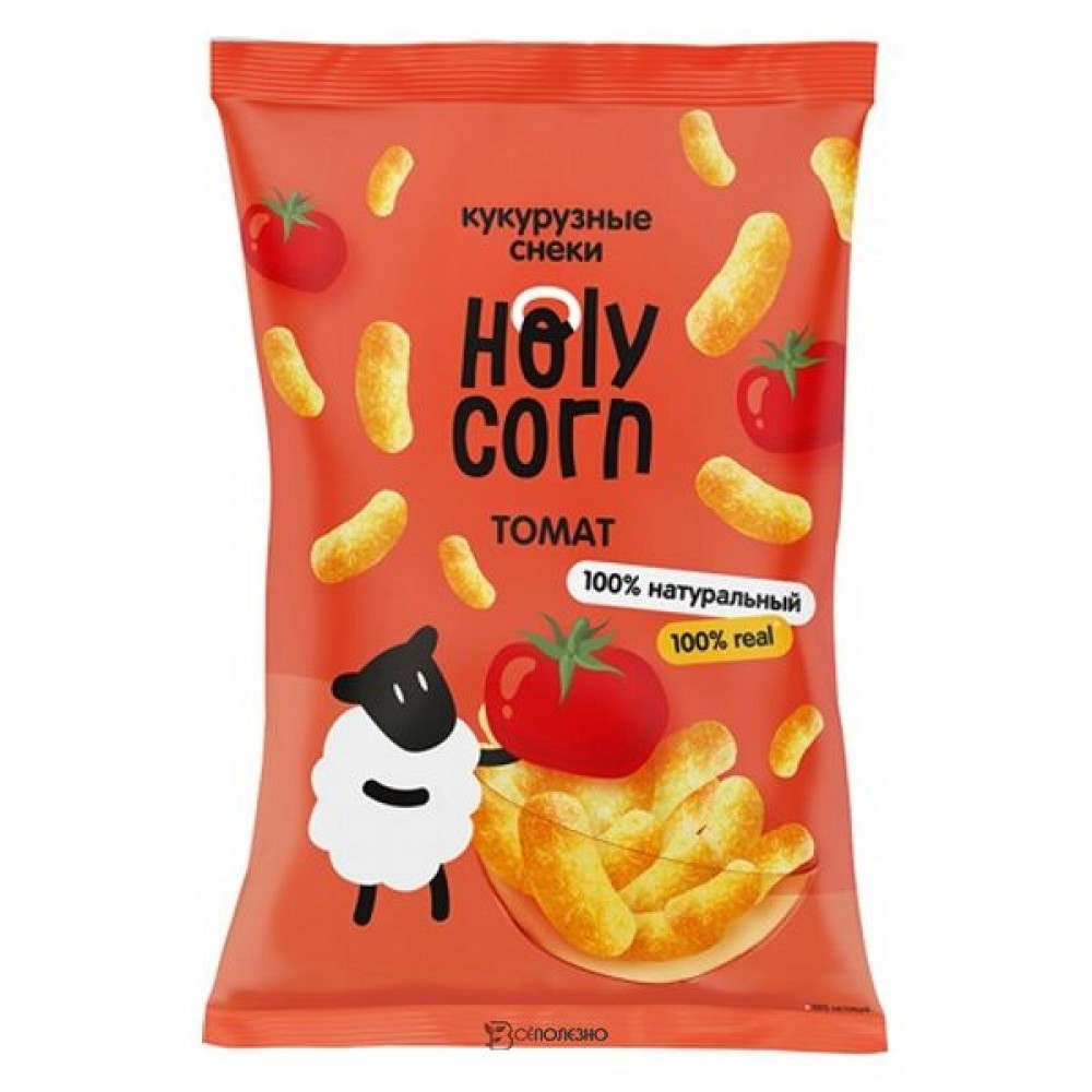 Снеки кукурузные Томат 50 г HOLY CORN 1135276
