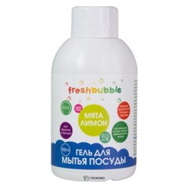 Гель для мытья посуды Мята и лимон мини 100 мл FRESHBUBBLE 1135388