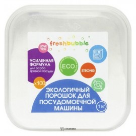 Порошок для посудомоечной машины усиленный 1000 г FRESHBUBBLE 1135395