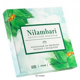 Шоколад молочный на овсяном молоке с фундуком 65 г NILAMBARI 1135450