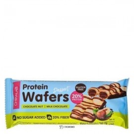 Батончик глазированный вафельный Шоколадно-ореховый десерт 40 г CHIKALAB 1135496