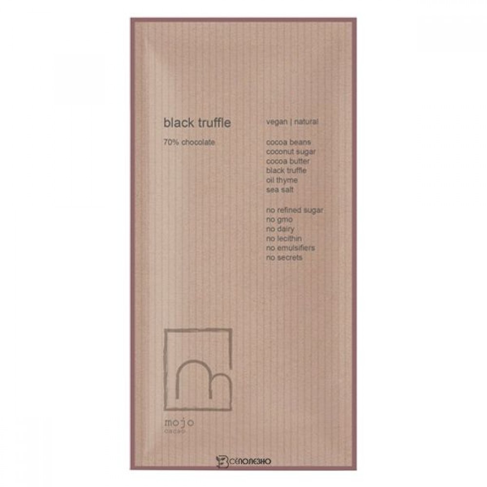 Шоколад горький Black Truffle 70% какао 60 г MOJO 1135603