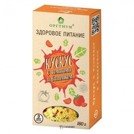 Кускус с томатами и базиликом 180 г ОРГТИУМ 1135653