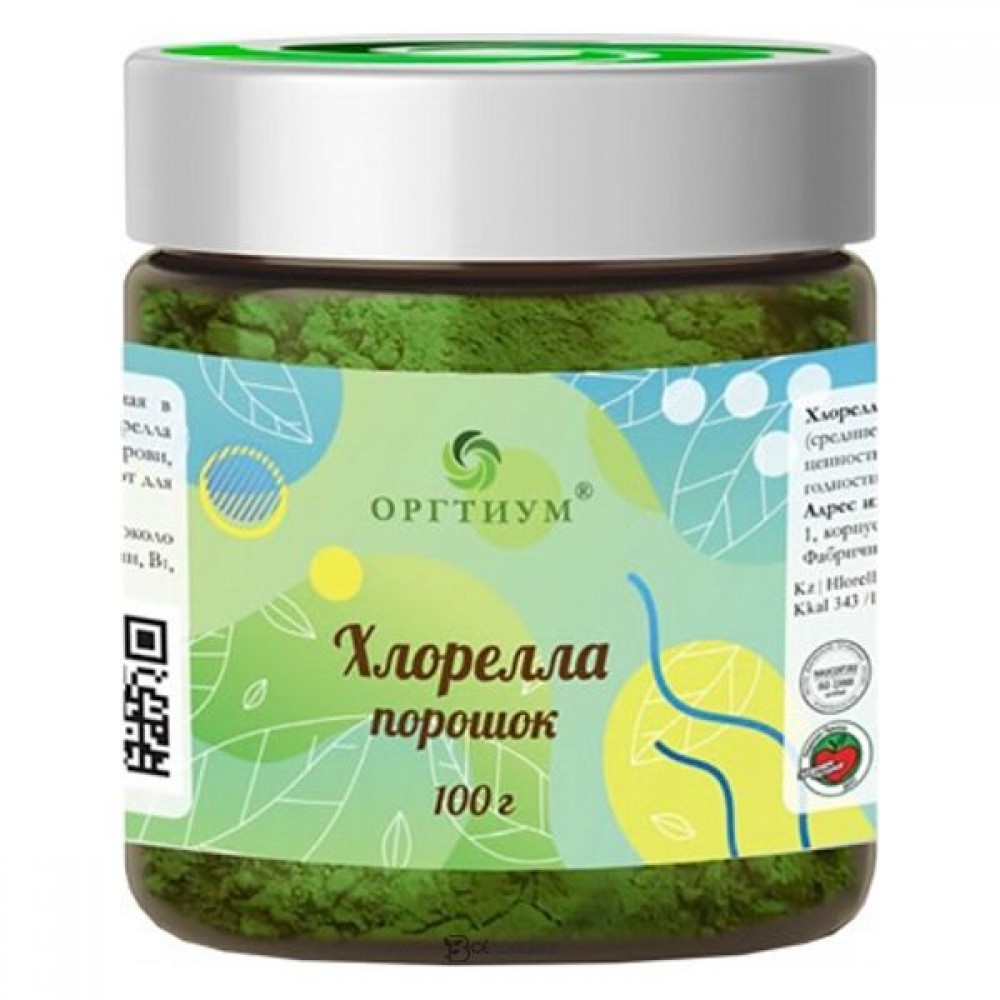 Хлорелла порошок 100 г ОРГТИУМ 1135669