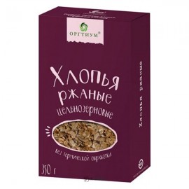 Хлопья ржаные экологические без термической обработки 350 г ОРГТИУМ 1135681