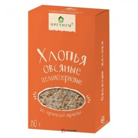 Хлопья овсяные экологические без термической обработки 350 г ОРГТИУМ 1135682