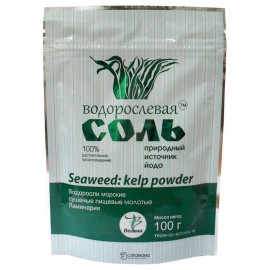 Ламинария сушеная пищевая молотая 100 г ВОДОРОСЛЕВАЯ СОЛЬ 113568