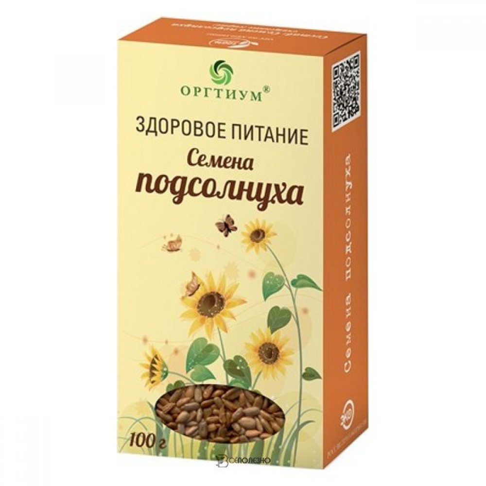 Семена подсолнуха очищенные 100 г ОРГТИУМ 1135692