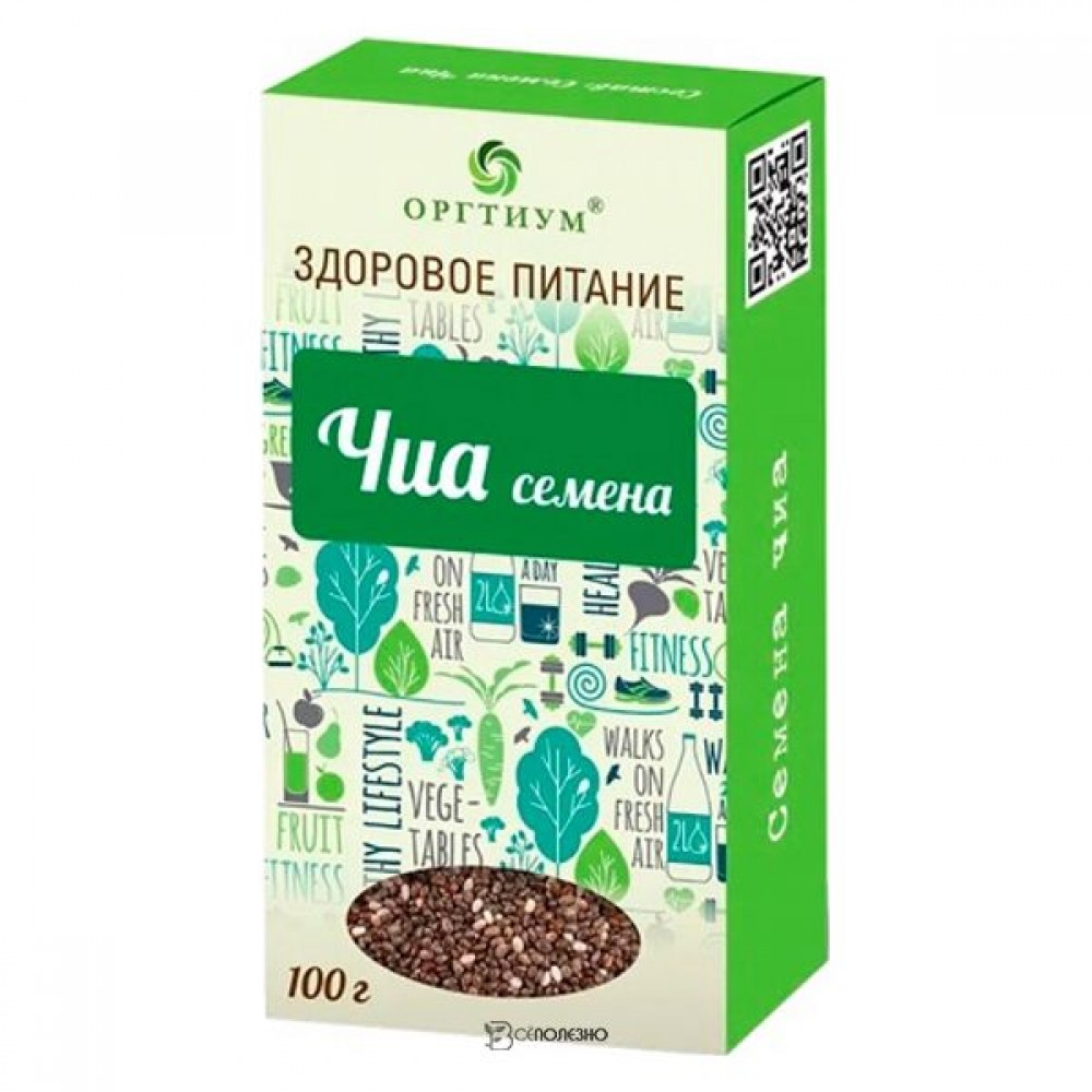 Семена чиа 100 г ОРГТИУМ 1135699