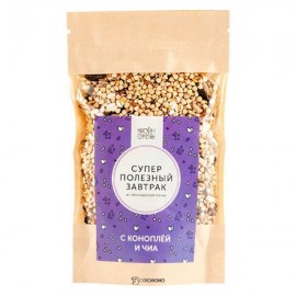 Суперполезный завтрак из пророщенной зелёной гречи с коноплёй и чиа 120 г НАСТИН СЛАСТИН 1135745