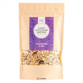 Суперполезный завтрак из пророщенной зелёной гречи с коноплёй и чиа 200 г НАСТИН СЛАСТИН 1135746
