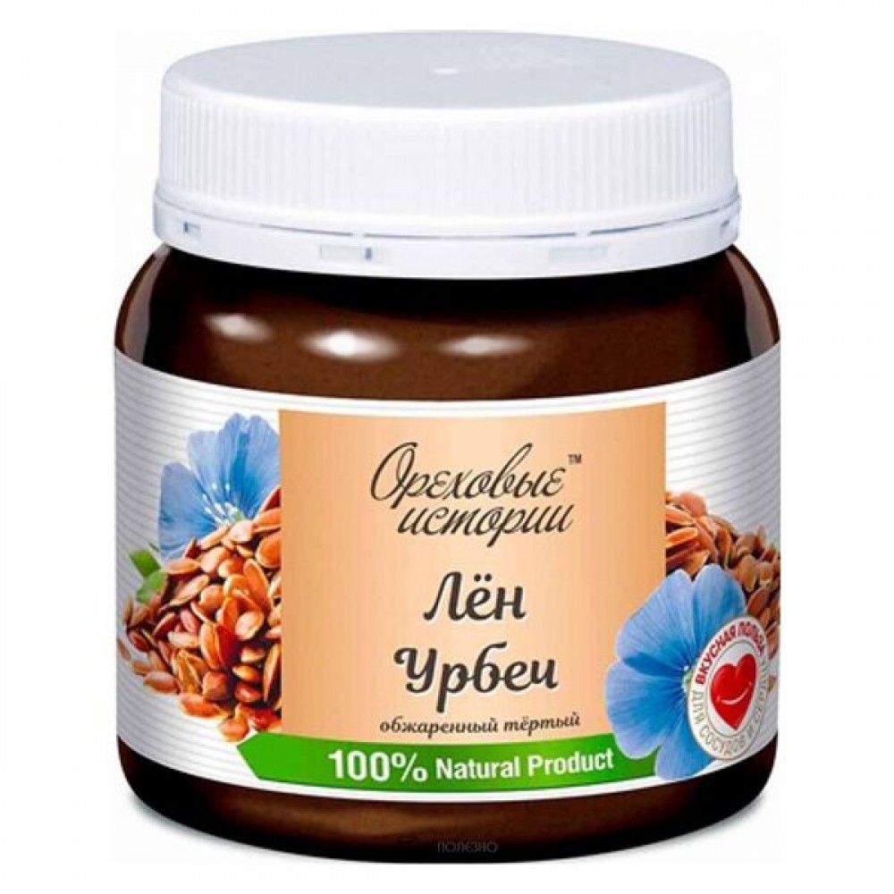 Урбеч из семян льна 300 мл ОРЕХОВЫЕ ИСТОРИИ 1135756