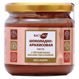 Паста шоколадно-арахисовая с тёртым какао ГХИ и полбой 380 мл ВАСТЭКО 1135769
