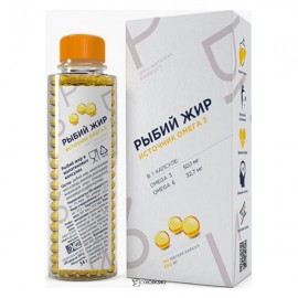 Рыбий жир в желатиновых капсулах 180 капс КОМПАС ЗДОРОВЬЯ 113578