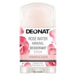 Дезодорант-кристалл для тела Калиевый с розовой водой 100 г DEONAT 1135792
