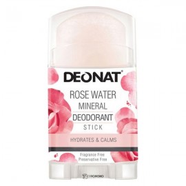 Дезодорант-кристалл для тела Калиевый с розовой водой 100 г DEONAT 1135792