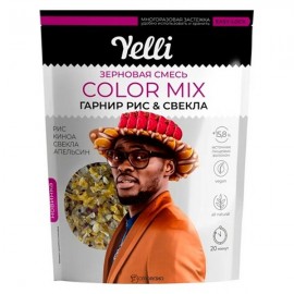 Смесь зерновая Color mix гарнир рис и свёкла 350 г YELLI 1135817