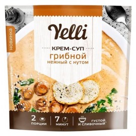 Крем-суп нежный Грибной с нутом 70 г YELLI 1135820