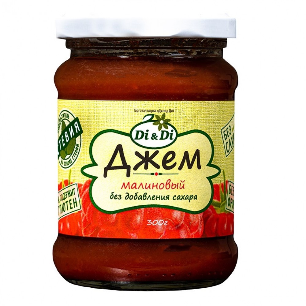 Джем малиновый без добавления сахара 300 г DI&DI 1135843