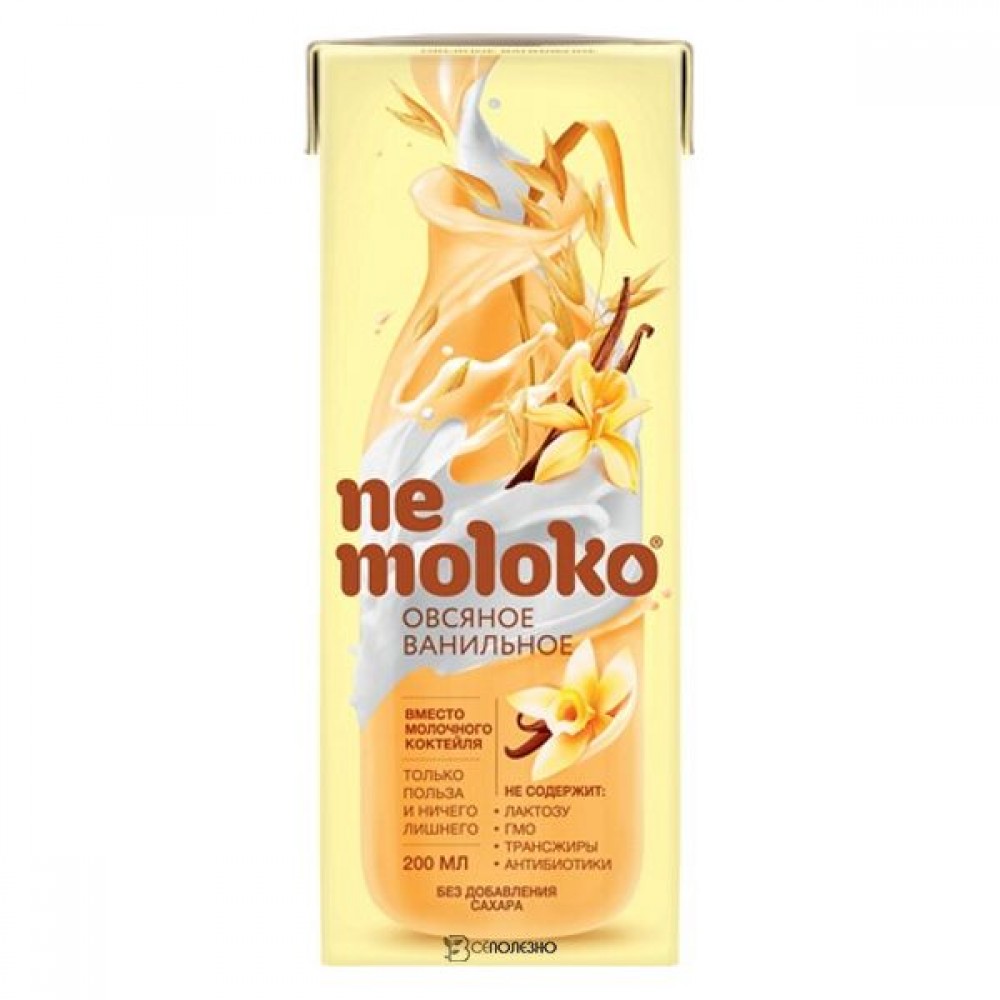 Напиток овсяный ванильный 200 мл NEMOLOKO 1135881